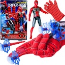 SPIDERMAN SET 2v1 ODPAĽOVAČ RUKAVICE POSTAVIČKA pre deti 5+