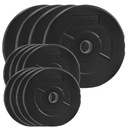 PLATINUM FITNESS VÁHA SET 20 kg BITUMEN HMOTNOSTNÉ ZAŤAŽENIE 29 mm