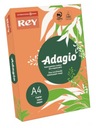 Farebný papier do kopírky Rey Adagio A4 80g 500 listov mandarínka