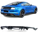 SPOILER DIFÚZOR FORD MUSTANG 2.3 3.7 17-22 ČIERNY