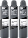 Dove Men+Care Invisible Dry Spray 3 x 250 ml