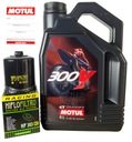 MOTUL OIL 300V 4T 10W40 4L + HIFLO OLEJOVÝ FILTER RC