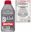 MOTUL DOT 3 DOT 4 BRZDOVÁ KVAPALINA MOTOCYKLOV 500ml