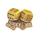 PIN LUCKY DICE PIN TRUCK TAG ODZNAK