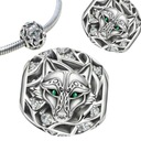 CHARMS Prívesok WOLF, obranca, zirkóny WOLF High Quality S925