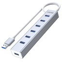 UNITEK HLINÍKOVÝ HUB 7X USB 3.0 S NAPÁJOM