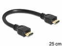 Kábel HDMI-HDMI HIGH SPEED ETH. Delock 0,25 m 4K