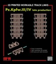 Funkčné prepojenia tratí pre Pz.Kpfw. III/IV Neskorá produkcia 1:35 Žitné pole Mod