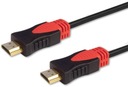 5m HDMI-HDMI M-M v2.0 Gold Savio 3D 4Kx2K UHD kábel medený