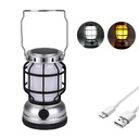 SOLAR CAMPING LAMP 2 REŽIMY USB LED PRE STAN