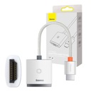 Baseus Lite Series adaptér HDMI na VGA HUB so zvukom (biely)