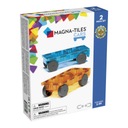 Rozširujúca sada MAGNA-TILES Cars 2 ks. Oranžová a modrá