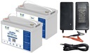 2X LIFEPO4 LITHIUM 12,8V 100Ah UPS ALARM 150A NABÍJ.