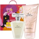 AVON VZÁCNE PERLY KOZMETICKÝ SET DARČEKOVÝ PARFUMOVANÝ 50 ML + ZADARMO