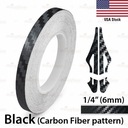 CARBON FIBER BLACK 1/4