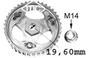 OZUBENÉ KOLESO VSTREKOVACIEHO ČERPADLA METALCAUCHO