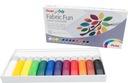 Pentel Fabric Fun Fabric Farby 12 farieb, odolné, umývateľné