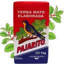 Yerba Mate Pajarito Elaborada con palo 1kg 1000g