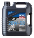 LIQUI MOLY MOTOROVÝ OLEJ 4T MINERÁLNY MOTOROVÝ OLEJ 20W50 STREET 4L