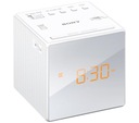 Rádiobudík Sony s rádiobudíkom AM, FM ICF-C1 Snooze White