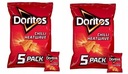 2x 150g DORITOS chrumky nachos chilli heatwave UK