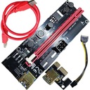 Riser 009S GOLD USB 3.0 PCI-E 1x-16x 6PIN SATA