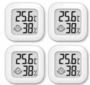 4x ELEKTRONICKÝ TEPLOMER DIGITÁLNY IZBOVÝ HYGROMETER SADA METEOSTANICE