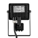 LED projektor 10W 800lm 4000K IP65 +PIR VT-10-S