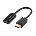 ZELENÝ ADAPTÉROVÝ KÁBEL Z DISPLAYPORTU (MALE) DO HDMI (ŽENA) (J