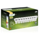 10x LED žiarovka MR11 GU5.3 2,5W 3000K 230V LUMILED