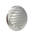 Kruhový ventilačný kryt CHROME so sieťovinou, 140 mm