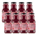 8x SMOOTHIE JABLKO JAHODOVÝ Egreš 250ml OWOLOVO