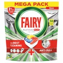 Fairy Platinum Plus 58 ks - kapsule do umývačky riadu ALL IN ONE