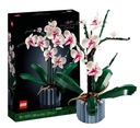 LEGO BLOCKS FLOWERS KVETINY V ČRENÁRE ORCHIDEA VEĽKÁ SÚPRAVA NA VALENTÍNA