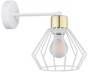 Nástenná lampa Loft Brilliant White Gold