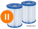 FILTER PRE FILTRAČNÉ ČERPADLO TYP II - 2 KS. BESTWAY 58094