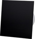 TICHÝ KÚPEĽŇOVÝ VENTILÁTOR 100mm MAT BLACK PLEXI