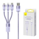 BASEUS KÁBEL ODOLNÝ USB KÁBEL 3V1 USB-C MICRO USB 1.2M 3.5A 480 MB/S