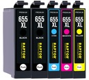 5x ATRAMENT PRE HP 655 XL 4625 5525 6520 6525 3525 4615