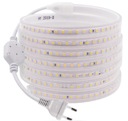 2835 Sada pásika 100 LED/m 7m teplá 230V IP67