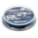 TRAXDATA RITEK DVD+R 8,5 GB 8X DL CAKE*10 906753ITRA003