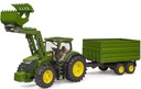 BRUDER 03155 JOHN DEERE TRACTOR NAKLADACÍ PRÍV