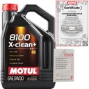 MOTUL 8100 X-CLEAN+ 5W30 C3 5L BMW LL-04 VW 504 00/ 507 00 + PRÍV.