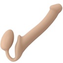 PRIPÍNAČ PEVNÝ V POŠKE DILDO 15,6 CM KOŽKA