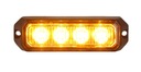 STROBOSKOP 4 LED VÝSTRAŽNÉ SVETLO 12/24V CE