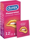 DUREX PLEASUREMAX Kondómy 12 kusov, REBROVANÉ