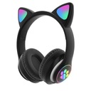 Cat Ears Bezdrôtové BLUETOOTH slúchadlá do uší RGB farby pre deti