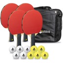 JOOLA Set Quattro Rakety na stolný tenis 6v1 set