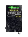 Korda Stick Clip Hooklink Clip Medium 20 ks.