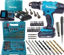 MAKITA DDF453 VŔTAČKA, SKRUTKOVAČ, sada 2x 1,5Ah